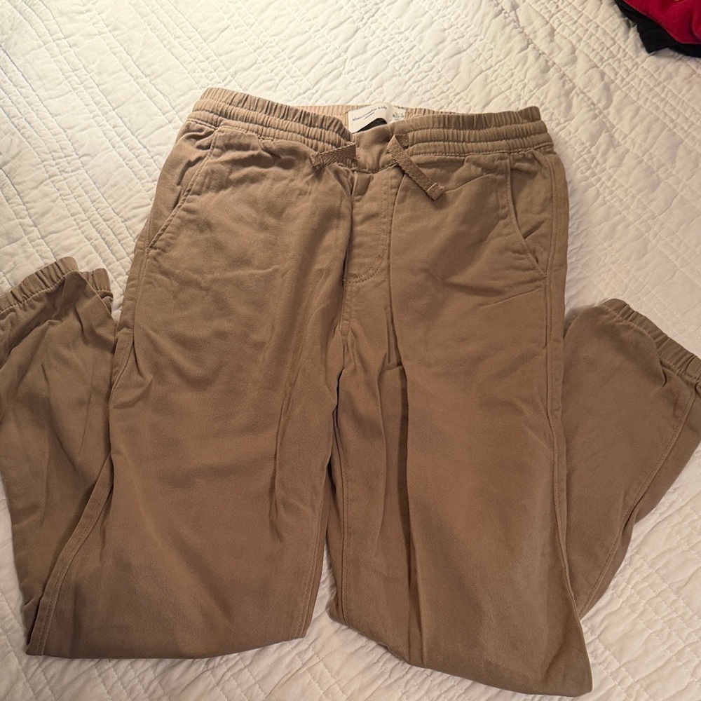 Abercrombie kids Jogger Tan Pants